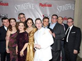 Picture taking at the opening of Stoneface at the Pasadena Playhouse. Poking my head out behind French Stewart.